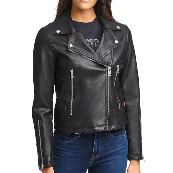 Levi's Jackets & Blazers - Levi’s Faux Leather Moto Jacket